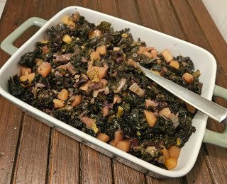 Roter Barbar / Grünkohl mit Curry