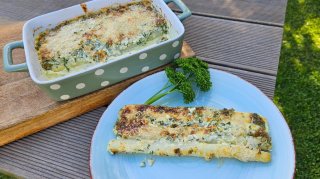 Spargel mit Parmesan überbacken aus dem Ofen