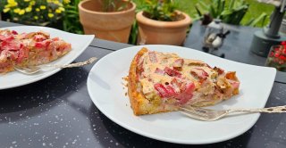 Rhabarber-Baiser-Kuchen