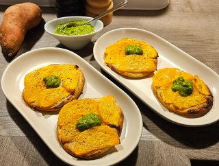 Süßkartoffelpizza