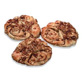 Dinkel-Apfel-Franzbrötchen