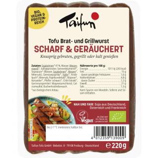 Tofu Brat-& Grillwurst scharf