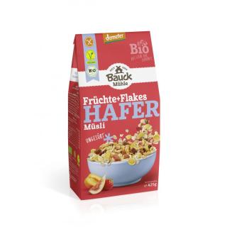 Früchte und Flakes Hafermüsli