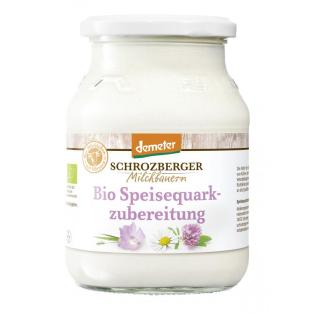 Bio Speisequarkzubereitung im Glas