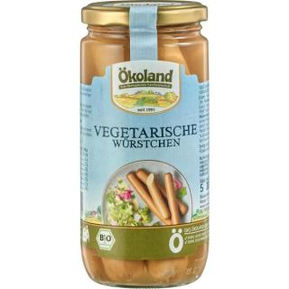 Glas Vegetarische Würstchen