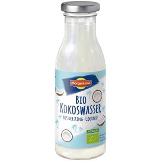 Kokoswasser pur Glasflasche