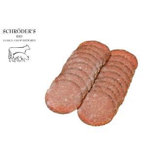 Geflügelmettwurst mit Pfeffer