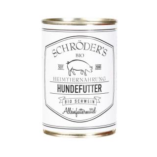 Hundefutter Schwein 400 g