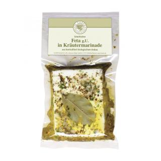 Feta mariniert, Original griechisch