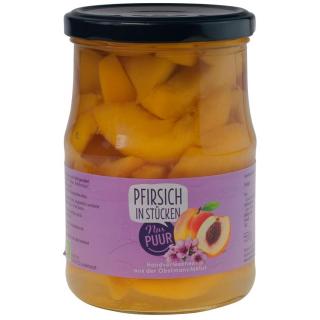 Pfirsiche Stücke (Glas)