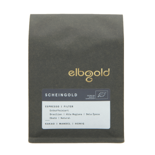 Elbgold  Scheingold Espresso entkoffeiniert - ganze Bohne