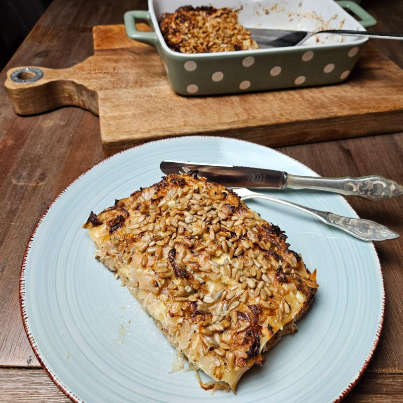 Chinakohl-Lasagne