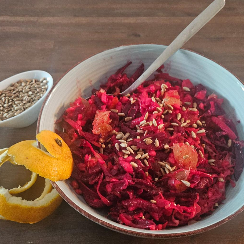 Rote Bete - Sauerkrautsalat