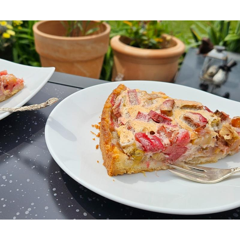 Rhabarber-Baiser-Kuchen