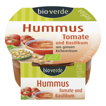 Hummus Tomate-Basilikum
