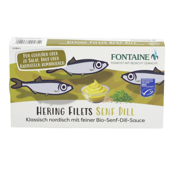 Zarte Heringsfilets in Senf-Di
