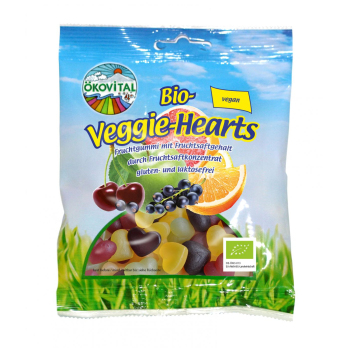 Veggie Hearts Fruchtgummi