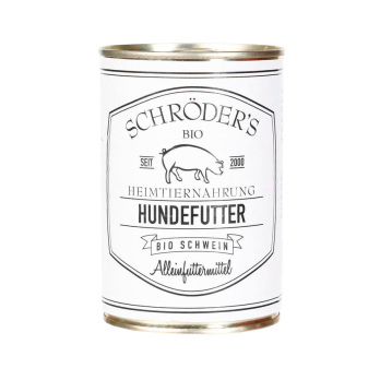 Hundefutter Schwein 400 g