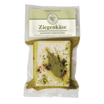 Grie.Ziegenweichkäse mariniert