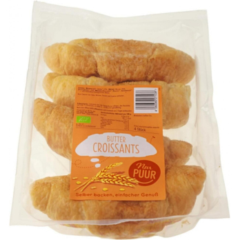 Butter Croissant 4 Stück zum Aufbacken