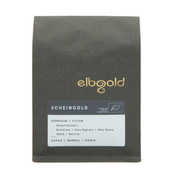 Elbgold  Scheingold Espresso entkoffeiniert - ganze Bohne