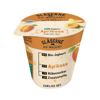 Joghurt pur Aprikose 3,5% + Panini  " Sticker-Tüte "