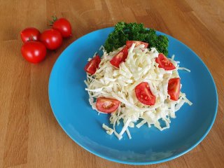 Krautsalat, einfach und lecker