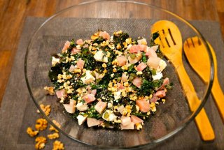 Wildkohlsalat mit Ringelbete und Feta