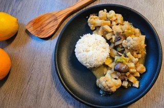 Sellerie-Gemüse-Curry mit Kokosmilchsauce