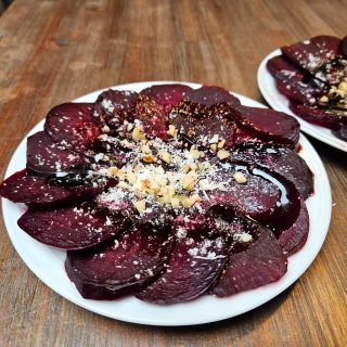 Rote Bete mit Parmesan
