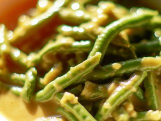 Buschbohnen in Kokosrahm