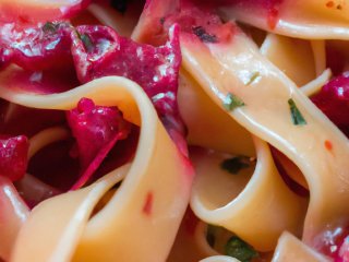 Tagliatelle mit Rote Bete