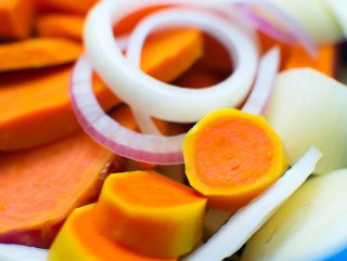 Süßkartoffel - Steckrüben - Rohkost