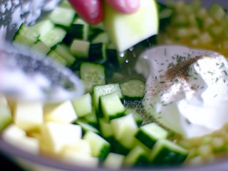 Gurken - Apfel - Salat