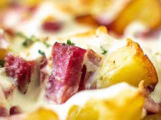 Rote Bete-Kartoffel Gratin