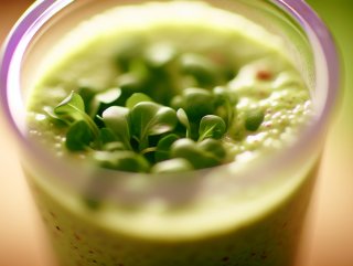 Salat-Kresse-Smoothie