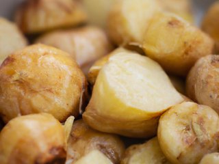 Topinambur in Käsesoße