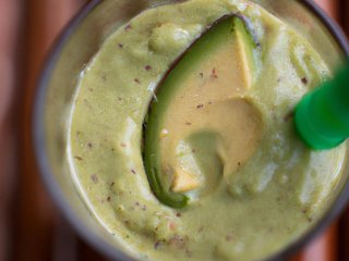 Postelein-Avocado Smoothie