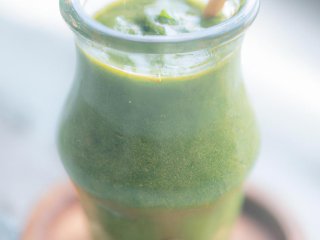 Kresse-Gurken Smoothie