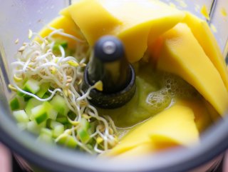 Sprossen-Mango Smoothie