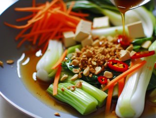 Pak Choi-Salat asiatisch