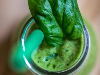 Bärlauch-Spinat Smoothie