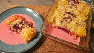 Rote Bete mit Kartoffel-Auflauf