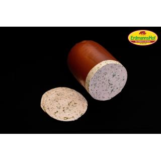 Bärlauch-Mortadella Scheiben