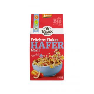 Früchte und Flakes Hafermüsli