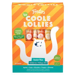 Fredo Coole Lollies Bunter Mix 10 Stück