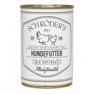 Hundefutter Geflügel 400 g