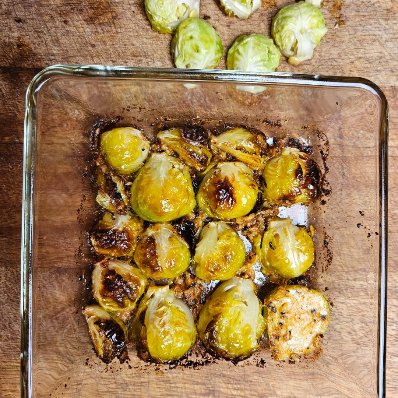 Gebackener Rosenkohl