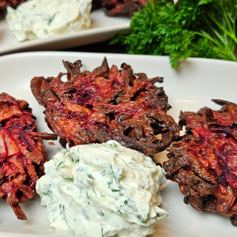 Rote-Bete-Rösti im Airfryer