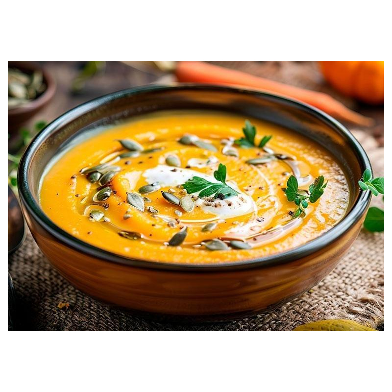 Cremesuppe vom Hokkaido Kürbis